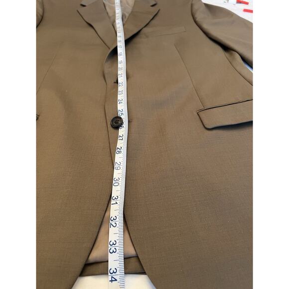 Lauren Ralph Lauren LRL 100% Wool 2 Button Blazer Sport Coat Jacket 44L - Picture 5 of 12